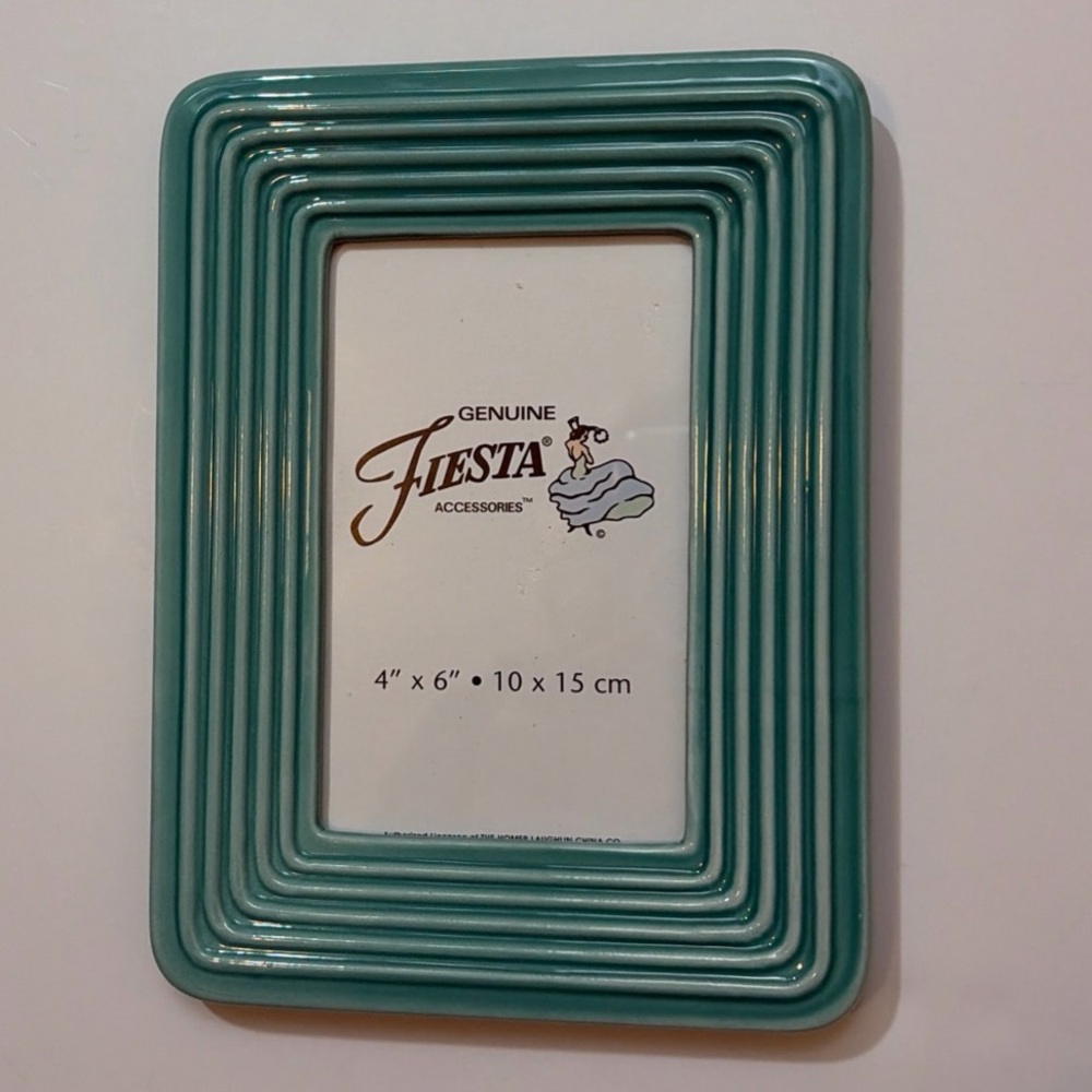 Genuine FIESTA Accessories Turquoise 4x6 Picture Frame